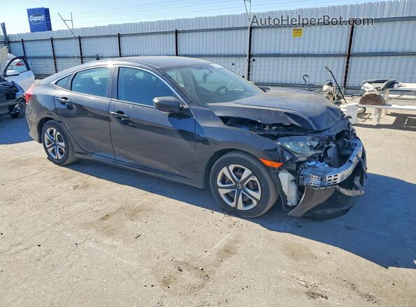 2HGFC2F54GH520371 2016 HONDA CIVIC Black Передня права чверть