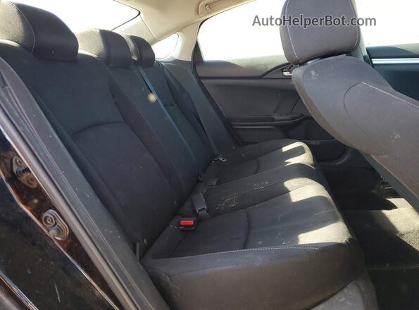 2HGFC2F54GH520371 2016 HONDA CIVIC Black Вид задніх сидінь