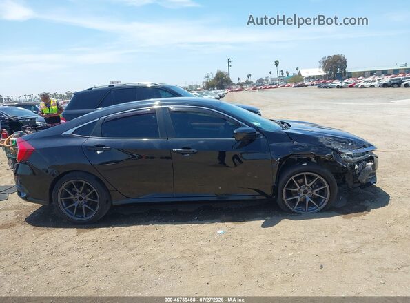 2HGFC2F54GH532651 2016 HONDA CIVIC Black Սալոնի հետևի տեսք