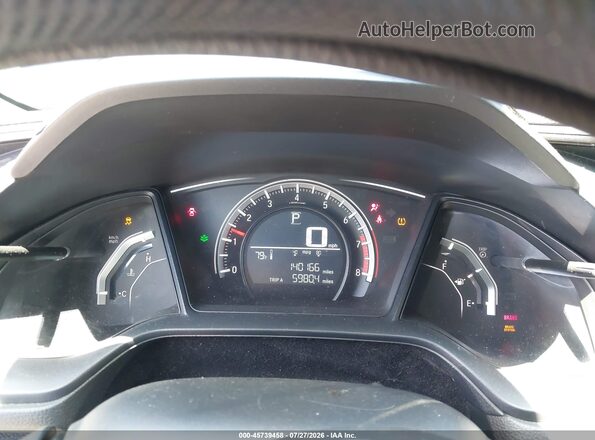 2HGFC2F54GH532651 2016 HONDA CIVIC Black Հետևի նստատեղերի տեսք