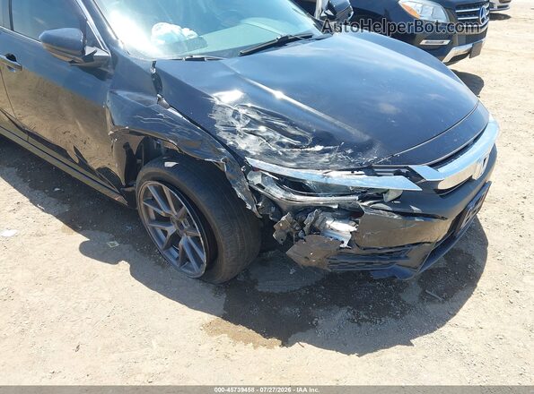2HGFC2F54GH532651 2016 HONDA CIVIC Black Դիմացի տեսք