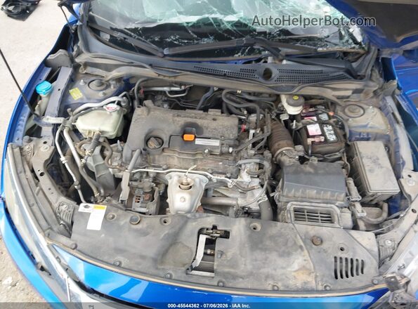 2HGFC2F54GH552124 2016 HONDA CIVIC Blue Вид ззаду