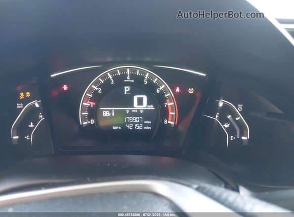 2HGFC2F54GH557131 2016 HONDA CIVIC White Вид задніх сидінь