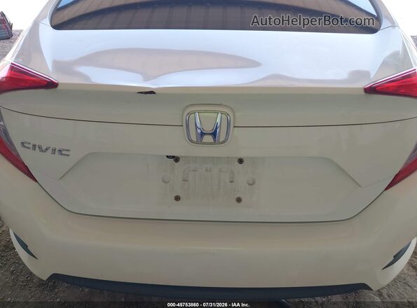 2HGFC2F54GH557131 2016 HONDA CIVIC White Вид щитка приладів
