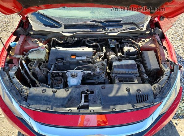 2HGFC2F54GH560269 2016 HONDA CIVIC Red Rear interior view