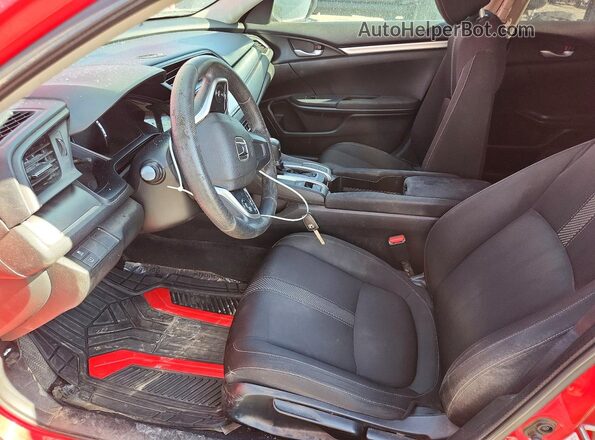 2HGFC2F54GH560269 2016 HONDA CIVIC Red Front interior view