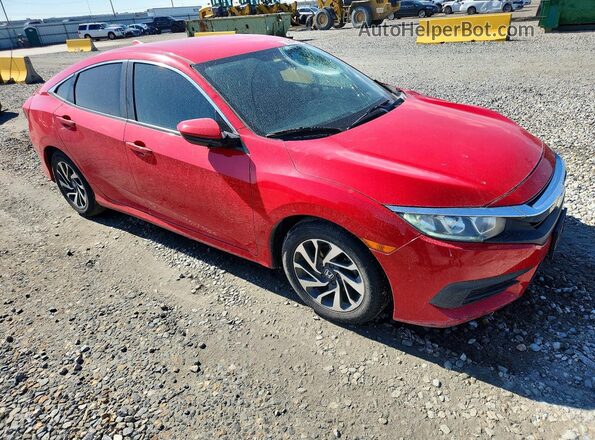 2HGFC2F54GH560269 2016 HONDA CIVIC Red Front right