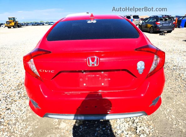 2HGFC2F54GH560269 2016 HONDA CIVIC Red Rear view