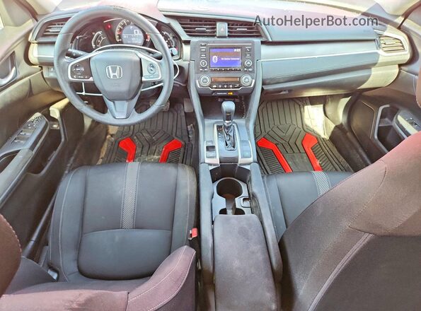 2HGFC2F54GH560269 2016 HONDA CIVIC Red Dashboard view