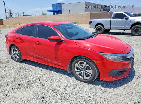 2HGFC2F54GH562829 2016 HONDA CIVIC Red წინა მარჯვენა