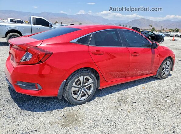 2HGFC2F54GH562829 2016 HONDA CIVIC Red უკანა მარჯვენა