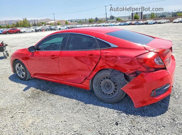 2HGFC2F54GH562829 2016 HONDA CIVIC Red უკანა მარცხენა