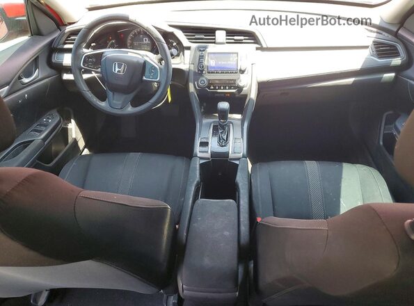 2HGFC2F54GH562829 2016 HONDA CIVIC Red წინა პანელის ხედი
