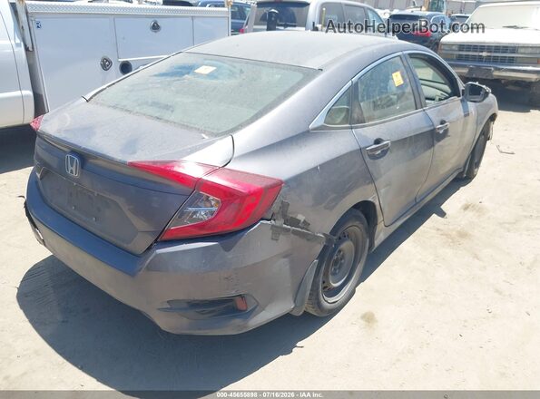 2HGFC2F54GH572549 2016 HONDA CIVIC Gray Задня права чверть