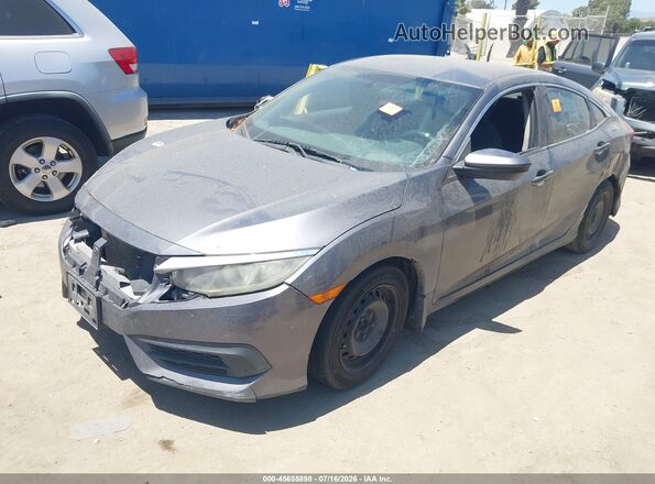 2HGFC2F54GH572549 2016 HONDA CIVIC Gray Передня ліва чверть