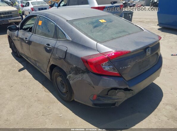2HGFC2F54GH572549 2016 HONDA CIVIC Gray Задня ліва чверть
