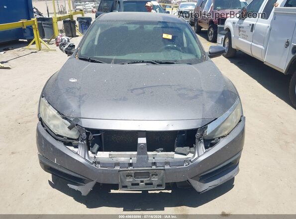 2HGFC2F54GH572549 2016 HONDA CIVIC Gray Вид щитка приладів