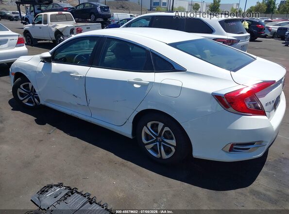 2HGFC2F54GH576763 2016 HONDA CIVIC White Задня ліва чверть