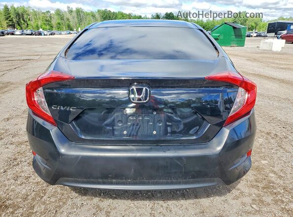 2HGFC2F54HH024679 2017 HONDA CIVIC Black უკანა ხედი