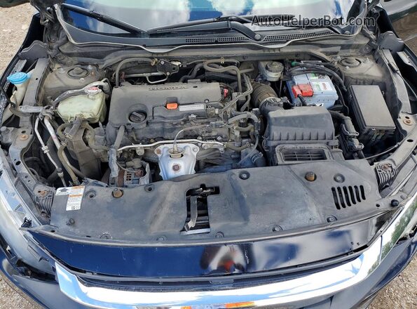 2HGFC2F54HH024679 2017 HONDA CIVIC Black უკანა სალონის ხედი