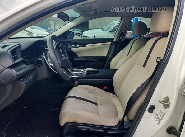 2HGFC2F54HH520078 2017 HONDA CIVIC White Вид салону спереду