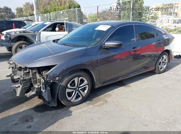 2HGFC2F54HH533106 2017 HONDA CIVIC Gray Передня ліва чверть