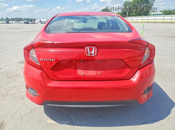 2HGFC2F54HH537852 2017 HONDA CIVIC Red Vista trasera