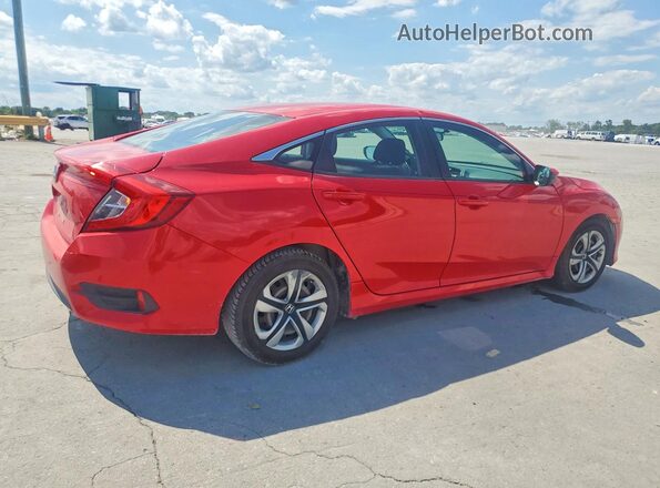 2HGFC2F54HH537852 2017 HONDA CIVIC Red Trasero derecho