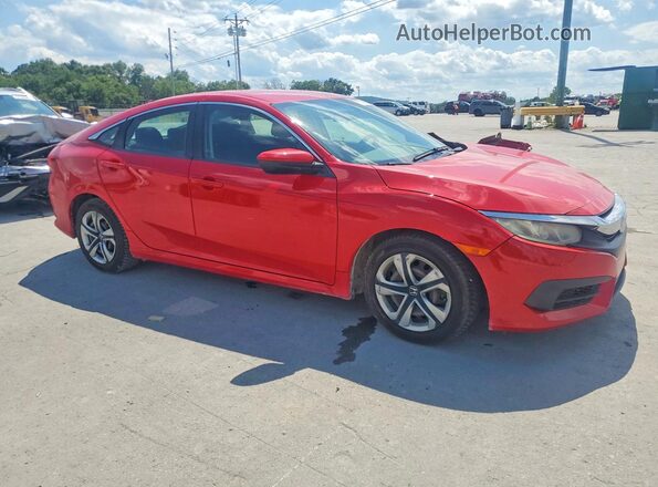 2HGFC2F54HH537852 2017 HONDA CIVIC Red Delantero derecho