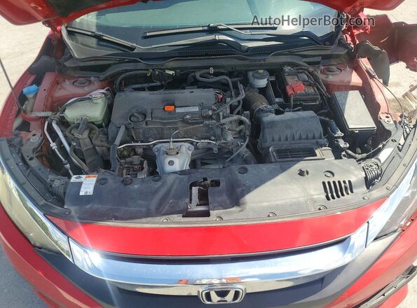 2HGFC2F54HH537852 2017 HONDA CIVIC Red Vista interior trasera