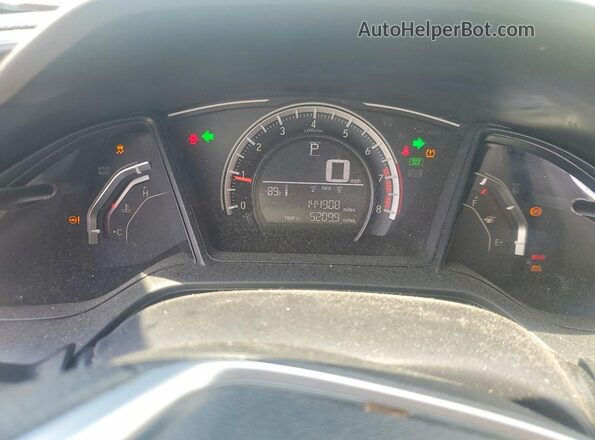 2HGFC2F54HH537852 2017 HONDA CIVIC Red Vista del cuadro de instrumentos