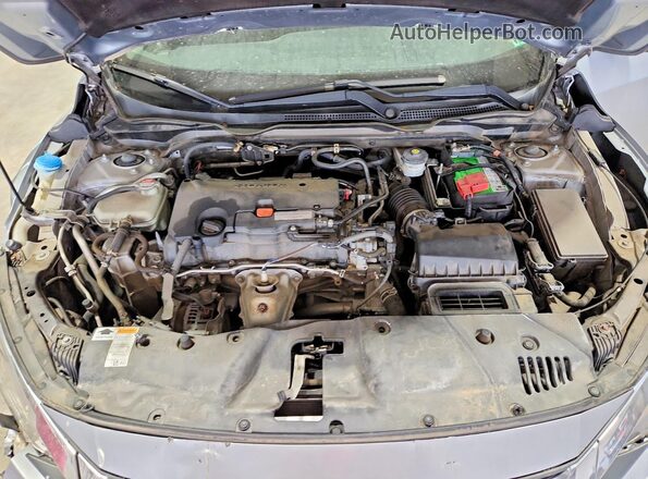 2HGFC2F54HH551704 2017 HONDA CIVIC Silver Սալոնի հետևի տեսք