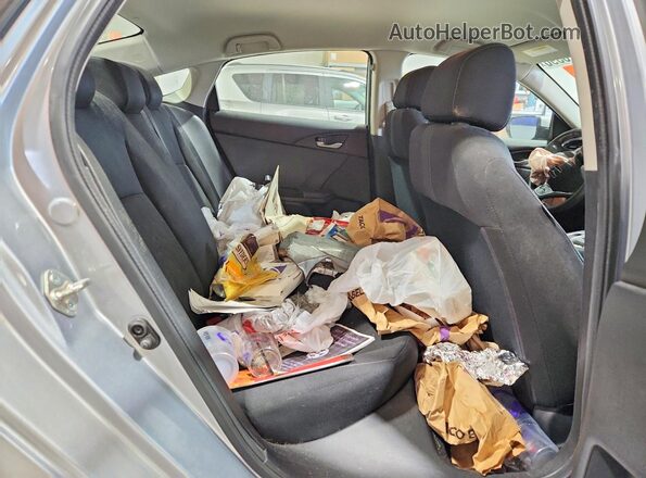 2HGFC2F54HH551704 2017 HONDA CIVIC Silver Հետևի նստատեղերի տեսք