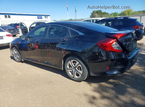 2HGFC2F54JH011291 2018 HONDA CIVIC Black Հետևի ձախ