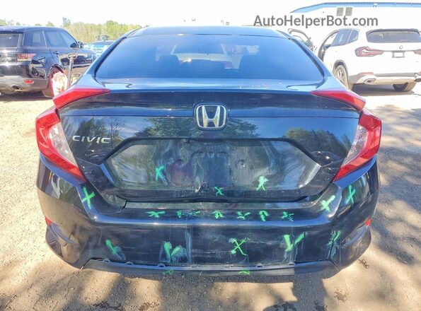 2HGFC2F54JH011291 2018 HONDA CIVIC Black Հետևի տեսք
