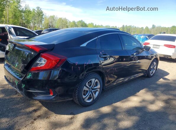 2HGFC2F54JH011291 2018 HONDA CIVIC Black Հետևի աջ