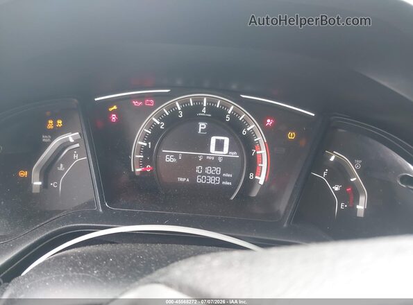 2HGFC2F54JH519602 2018 HONDA CIVIC Silver Vista de los asientos traseros