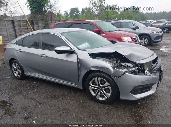 2HGFC2F54JH519602 2018 HONDA CIVIC Silver Vista interior trasera
