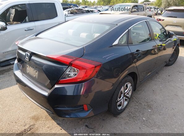 2HGFC2F54JH555371 2018 HONDA CIVIC Blue Հետևի աջ