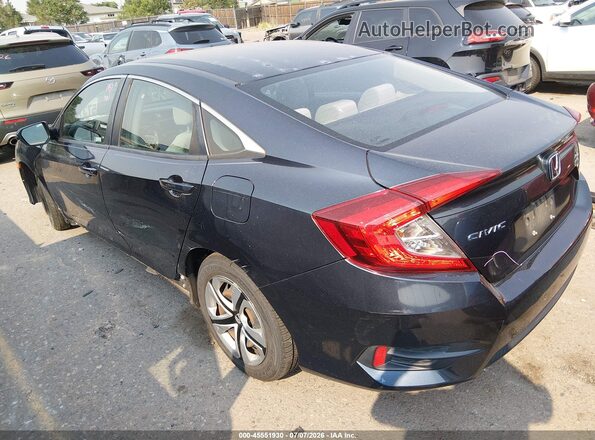 2HGFC2F54JH555371 2018 HONDA CIVIC Blue Հետևի ձախ