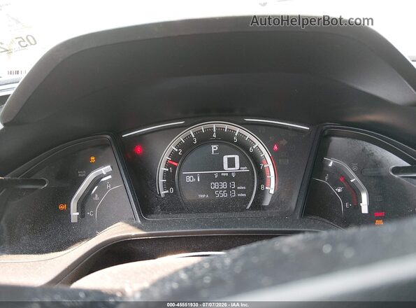 2HGFC2F54JH555371 2018 HONDA CIVIC Blue Հետևի նստատեղերի տեսք