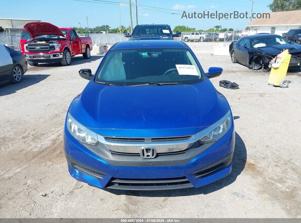 2HGFC2F54JH577371 2018 HONDA CIVIC Blue Սարքավորումների վահանակի տեսք