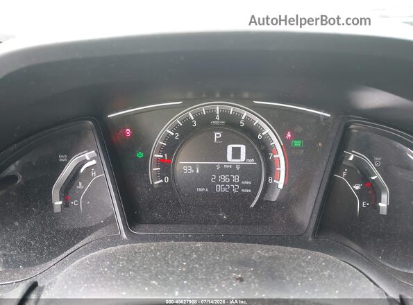 2HGFC2F54JH578942 2018 HONDA CIVIC Blue Вид задніх сидінь