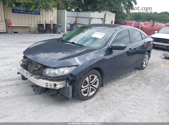 2HGFC2F54JH578942 2018 HONDA CIVIC Blue Передня ліва чверть