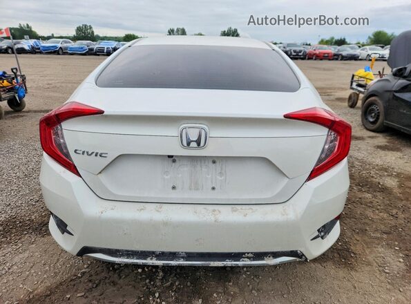 2HGFC2F54KH003502 2019 HONDA CIVIC Белый Вид сзади