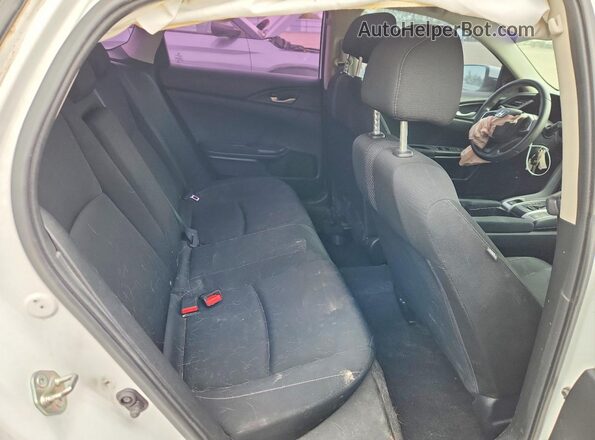 2HGFC2F54KH003502 2019 HONDA CIVIC Белый Вид задних сидений