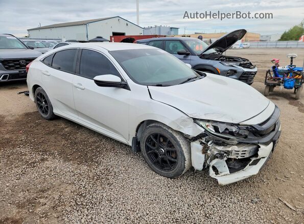 2HGFC2F54KH003502 2019 HONDA CIVIC Белый Передняя правая четверть