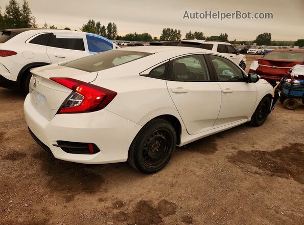 2HGFC2F54KH019859 2019 HONDA CIVIC Белый Задняя правая четверть