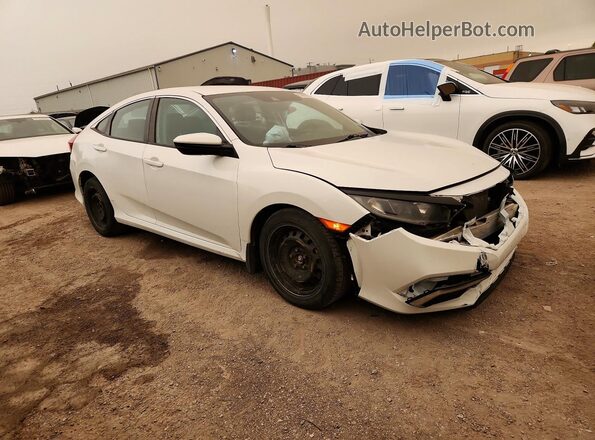 2HGFC2F54KH019859 2019 HONDA CIVIC Белый Передняя правая четверть