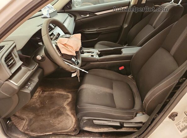 2HGFC2F54KH019859 2019 HONDA CIVIC Белый Вид салона спереди